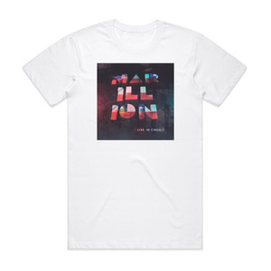 Marillion Live In Chile Album Cover T-Shirt White Marillion Live In Chile Album Cover T-Shirt White