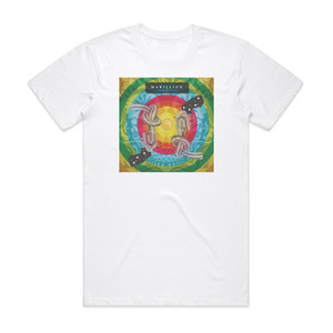 Marillion Living In F E A R Album Cover T-Shirt White Marillion Living In F E A R Album Cover T-Shirt White