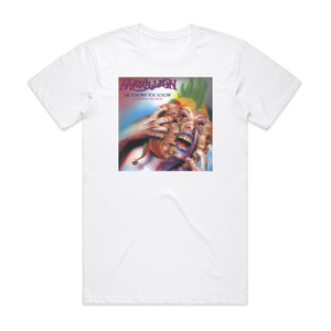 Marillion He Knows You Know Album Cover T-Shirt White Marillion He Knows You Know Album Cover T-Shirt White