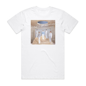MONSTA X Wish On The Same Sky Album Cover T-Shirt White MONSTA X Wish On The Same Sky Album Cover T-Shirt White