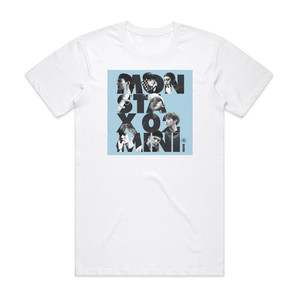 MONSTA X Rush Album Cover T-Shirt White MONSTA X Rush Album Cover T-Shirt White