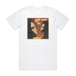 Mop Mop Ritual Of The Savage Album Cover T-Shirt White Mop Mop Ritual Of The Savage Album Cover T-Shirt White