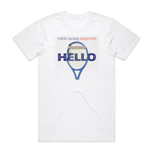 Martin Solveig Hello Album Cover T-Shirt White Martin Solveig Hello Album Cover T-Shirt White