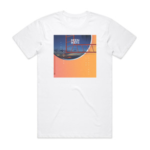Moon Boots First Landing Live Sessions Album Cover T-Shirt White Moon Boots First Landing Live Sessions Album Cover T-Shirt White