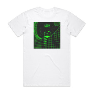 Moon Boots First Landing Remixed Album Cover T-Shirt White Moon Boots First Landing Remixed Album Cover T-Shirt White