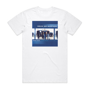 Mean Mr Mustard Mean Mr Mustard Album Cover T-Shirt White Mean Mr Mustard Mean Mr Mustard Album Cover T-Shirt White