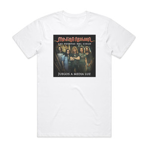 Medina Azahara Juegos A Media Luz Album Cover T-Shirt White Medina Azahara Juegos A Media Luz Album Cover T-Shirt White