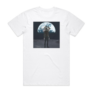 Modern Crusader Moon Album Cover T-Shirt White