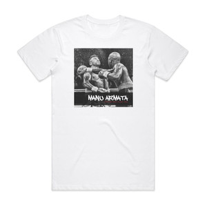 Manu Armata From The Heart In Your Face Album Cover T-Shirt White Manu Armata From The Heart In Your Face Album Cover T-Shirt White