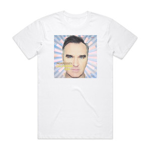Morrissey California Son Album Cover T-Shirt White Morrissey California Son Album Cover T-Shirt White