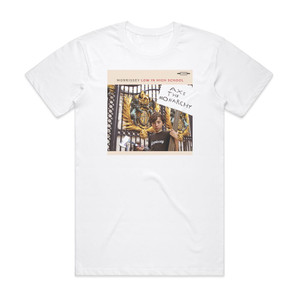 Morrissey Low In High School Album Cover T-Shirt White Morrissey Low In High School Album Cover T-Shirt White