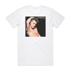 Morrissey Live In Dallas Album Cover T-Shirt White Morrissey Live In Dallas Album Cover T-Shirt White