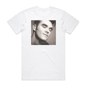 Morrissey Greatest Hits Album Cover T-Shirt White Morrissey Greatest Hits Album Cover T-Shirt White