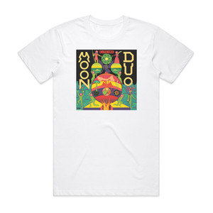 Moon Duo Circles Album Cover T-Shirt White Moon Duo Circles Album Cover T-Shirt White