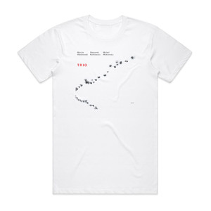 Marcin Wasilewski Trio Trio Album Cover T-Shirt White Marcin Wasilewski Trio Trio Album Cover T-Shirt White