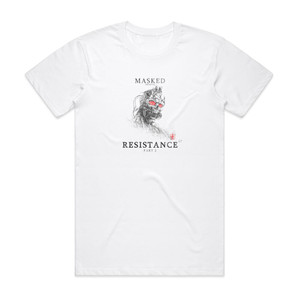 MASKED Resistance Ep Pt 2 Album Cover T-Shirt White