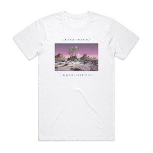 Michael Nesmith Tropical Campfires Album Cover T-Shirt White Michael Nesmith Tropical Campfires Album Cover T-Shirt White
