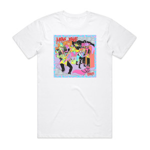 Mean Jeans Singles Album Cover T-Shirt White Mean Jeans Singles Album Cover T-Shirt White