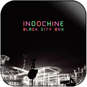 Indochine Black City Parade-2 Album Cover Sticker Indochine Black City Parade-2 Album Cover Sticker