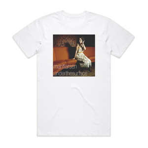 Marit Larsen Under The Surface Album Cover T-Shirt White Marit Larsen Under The Surface Album Cover T-Shirt White