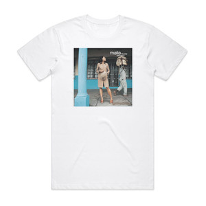 Malia Yellow Daffodils Album Cover T-Shirt White Malia Yellow Daffodils Album Cover T-Shirt White