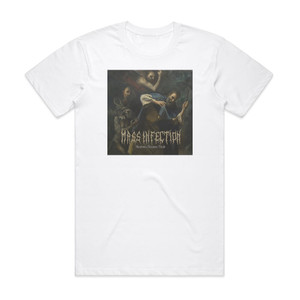 Mass infection Shadows Became Flesh Album Cover T-Shirt White