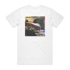 Macrocosm Second Voyage Album Cover T-Shirt White Macrocosm Second Voyage Album Cover T-Shirt White