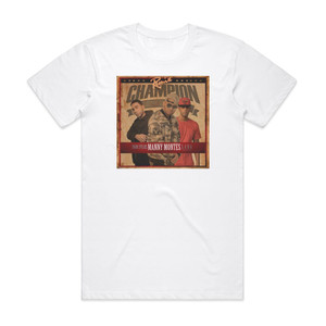 manny montes Champion Remix Album Cover T-Shirt White manny montes Champion Remix Album Cover T-Shirt White