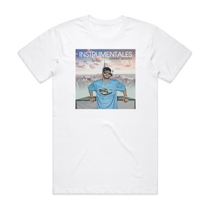 manny montes Instrumentales Vol 1 Album Cover T-Shirt White manny montes Instrumentales Vol 1 Album Cover T-Shirt White
