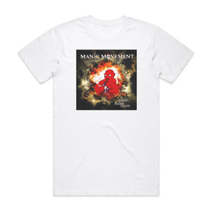Manic Movement Hot Hot Hot Album Cover T-Shirt White Manic Movement Hot Hot Hot Album Cover T-Shirt White
