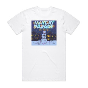 Mayday Parade Im With You Album Cover T-Shirt White Mayday Parade Im With You Album Cover T-Shirt White
