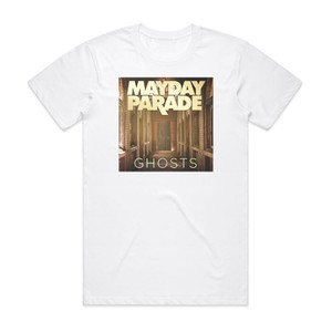 Mayday Parade Ghosts Album Cover T-Shirt White Mayday Parade Ghosts Album Cover T-Shirt White