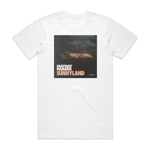 Mayday Parade Sunnyland Album Cover T-Shirt White Mayday Parade Sunnyland Album Cover T-Shirt White