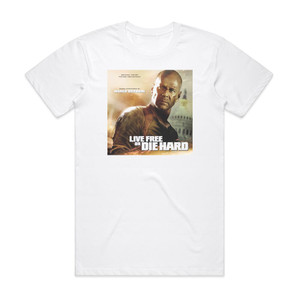 Marco Beltrami Live Free Or Die Hard Album Cover T-Shirt White Marco Beltrami Live Free Or Die Hard Album Cover T-Shirt White