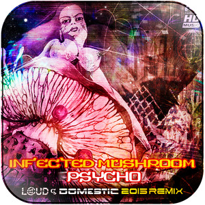 Infected Mushroom Psycho Album Cover Sticker Infected Mushroom Psycho Album Cover Sticker
