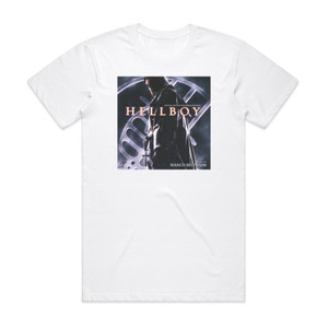 Marco Beltrami Hellboy Album Cover T-Shirt White Marco Beltrami Hellboy Album Cover T-Shirt White
