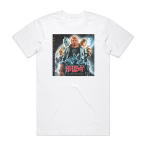 Marco Beltrami Hellboy 1 Album Cover T-Shirt White Marco Beltrami Hellboy 1 Album Cover T-Shirt White
