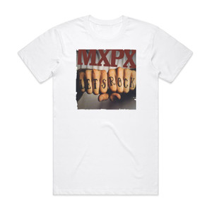 MxPx Lets Rock Album Cover T-Shirt White MxPx Lets Rock Album Cover T-Shirt White