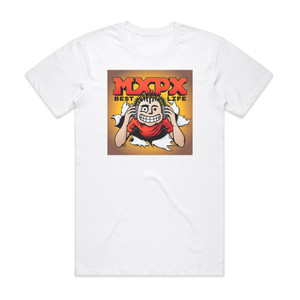 MxPx Best Life Album Cover T-Shirt White MxPx Best Life Album Cover T-Shirt White