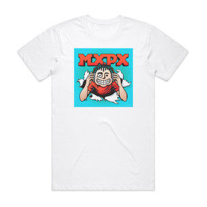 MxPx Mxpx 1 Album Cover T-Shirt White MxPx Mxpx 1 Album Cover T-Shirt White