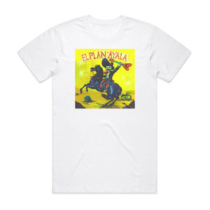 Molotov El Plan De Ayala Album Cover T-Shirt White Molotov El Plan De Ayala Album Cover T-Shirt White