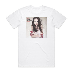 Mi Youn Kan Obsession Album Cover T-Shirt White Mi Youn Kan Obsession Album Cover T-Shirt White