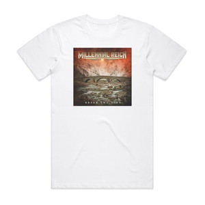 Millennial Reign Break The Tide Album Cover T-Shirt White Millennial Reign Break The Tide Album Cover T-Shirt White
