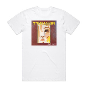 Mylene Farmer 2001 2011 Album Cover T-Shirt White Mylene Farmer 2001 2011 Album Cover T-Shirt White