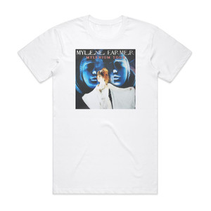 Mylene Farmer Mylenium Tour Album Cover T-Shirt White Mylene Farmer Mylenium Tour Album Cover T-Shirt White