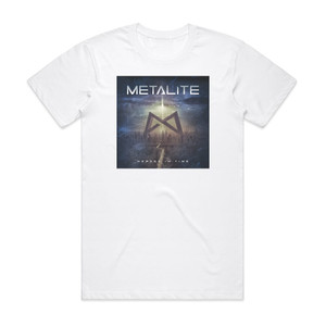 Metalite Heroes In Time Album Cover T-Shirt White Metalite Heroes In Time Album Cover T-Shirt White