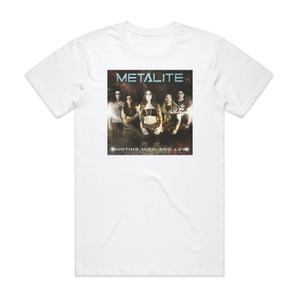 Metalite Hunting High And Low Album Cover T-Shirt White
