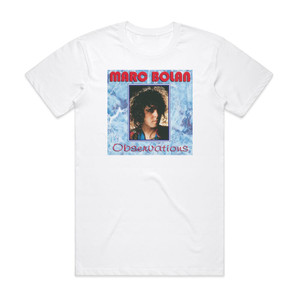 Marc Bolan Observations Album Cover T-Shirt White Marc Bolan Observations Album Cover T-Shirt White