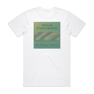 Mixed Emotions The Ultimate Collection Album Cover T-Shirt White Mixed Emotions The Ultimate Collection Album Cover T-Shirt White