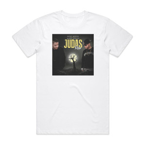 Micky Medina Judas Remix Album Cover T-Shirt White Micky Medina Judas Remix Album Cover T-Shirt White